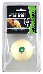 McDermott Green Clover Cue Ball