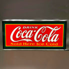 SLIM LED - DRINK COCA-COLA SOLD HERE ICE COLD SLIM LED SIGN
