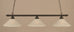 Toltec 803-DG-411 Square 3 Bulbs Bar Billiards Pool Table Island Light