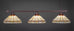Toltec 803-DG-964 Square 3 Bulbs Bar Billiards Pool Table Island Light