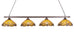 Toltec 804-BRZ-946 Square 4 Bulbs Bar Billiards Pool Table Island Light