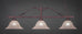 Toltec 823-BRZ-53318 Scroll 3 Bulbs Bar Billiards Pool Table Island Light