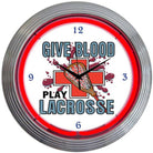 LACROSSE NEON CLOCK