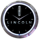 FORD LINCOLN NEON CLOCK