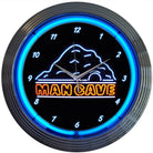 MANCAVE NEON CLOCK