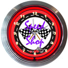SPEED SHOP NEON CLOCK