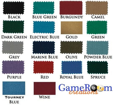 New Worsted Pool Table Cloth for 9ft Table - High Speed Billiard Cloth Felt