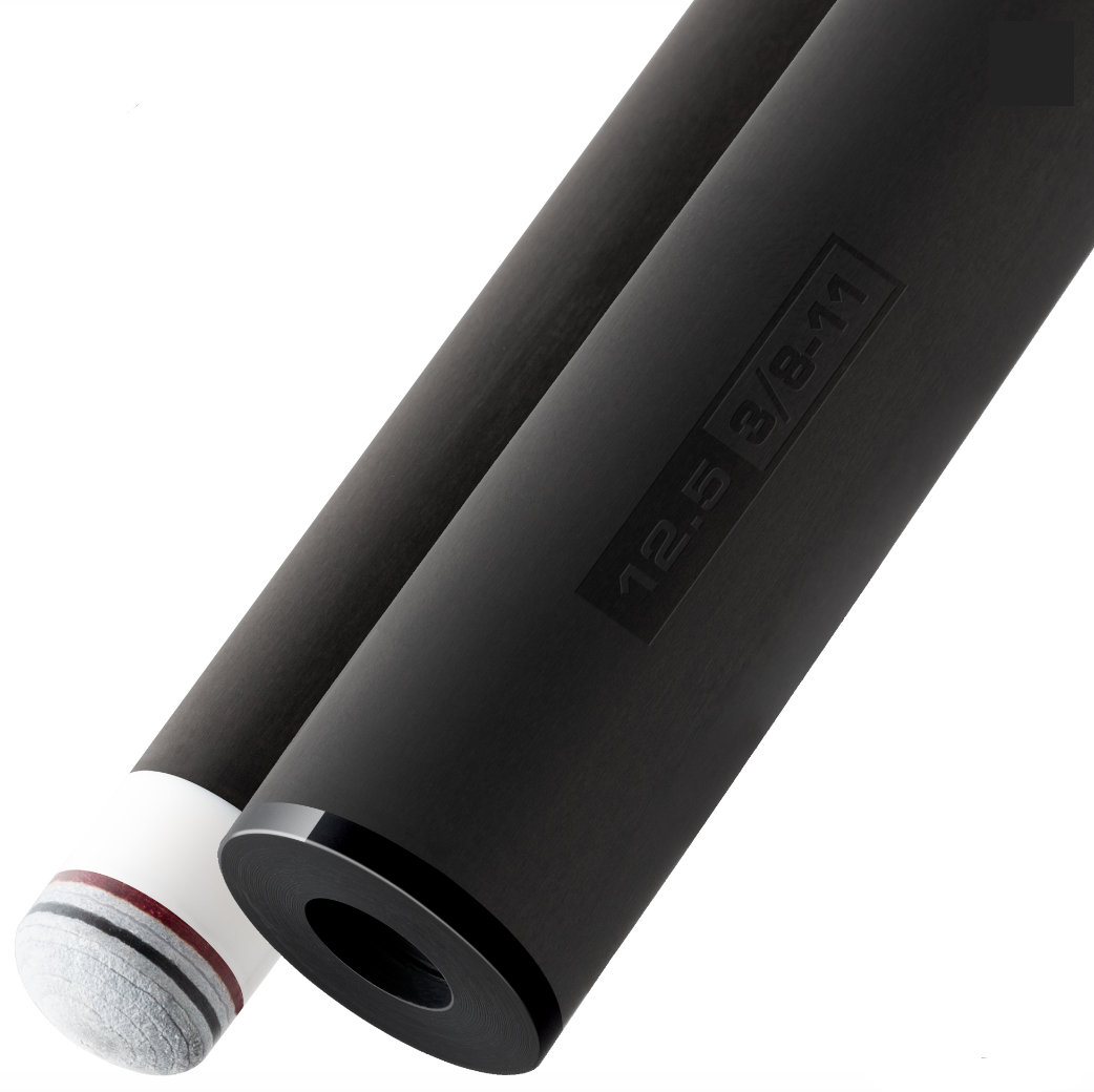 Cuetec Cynergy 12.5mm Thin Black Collar Shaft 3/8x11