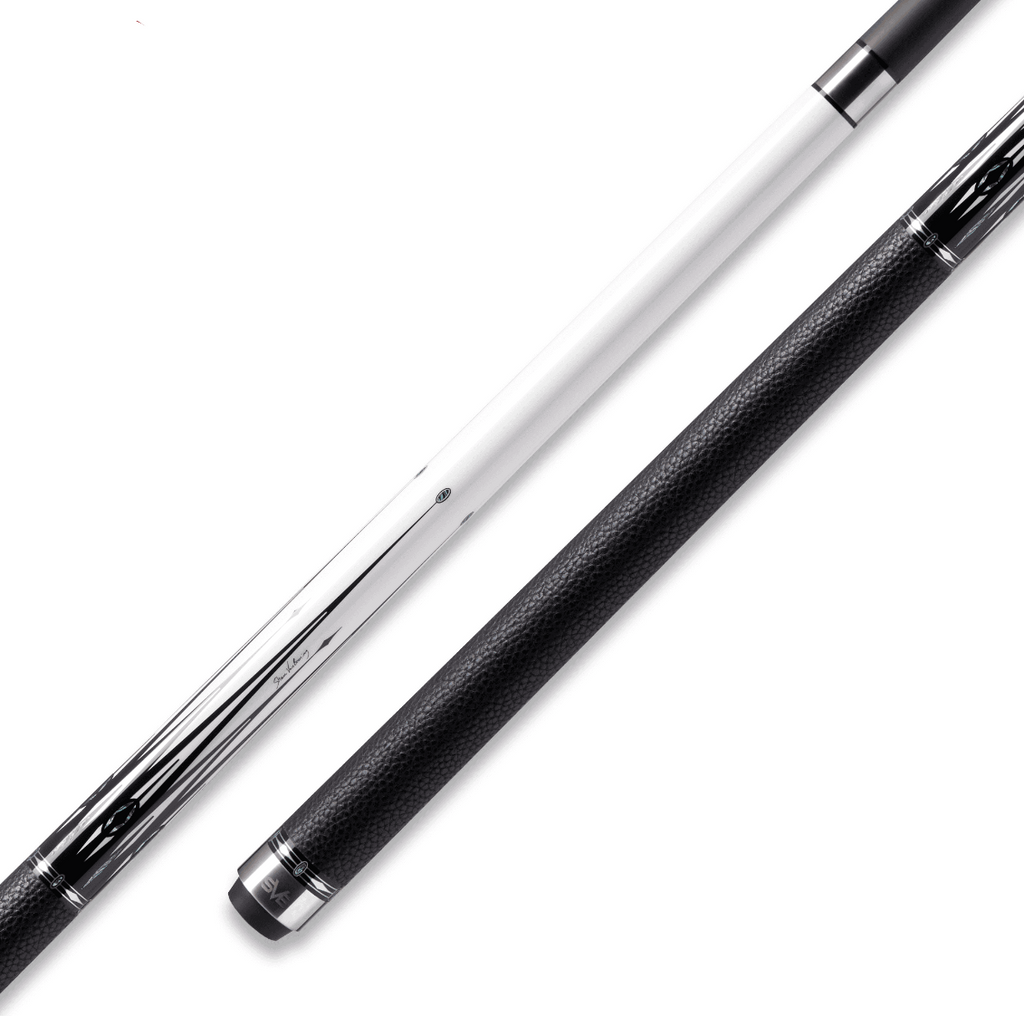 Cuetec SVB Gen II White 95-136LTW-S Two-Piece Billiards Pool Cue Stick