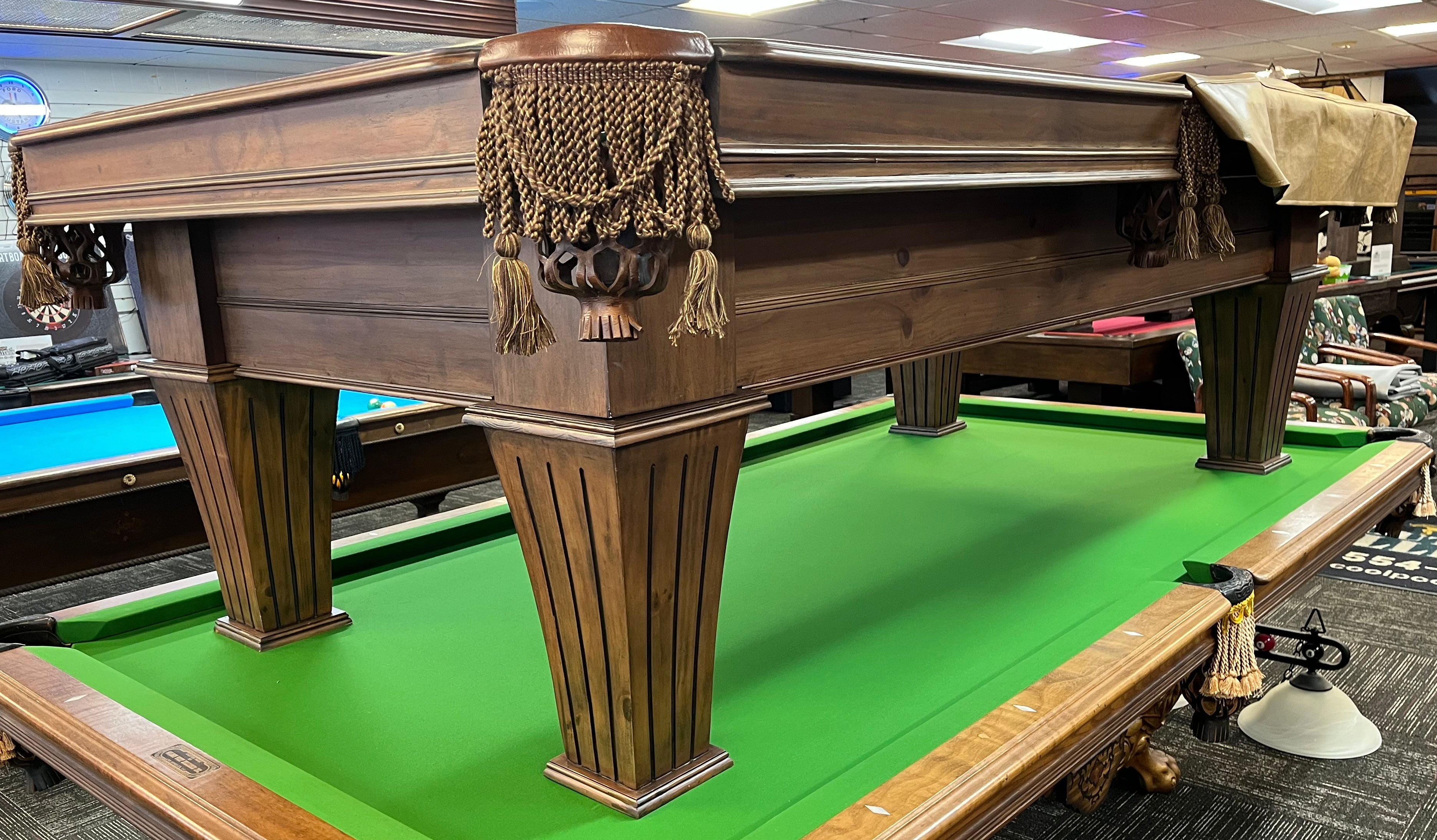 (SOLD) Used 8' Presidential Brittany Pool Table with Hidden Storage Dr ...