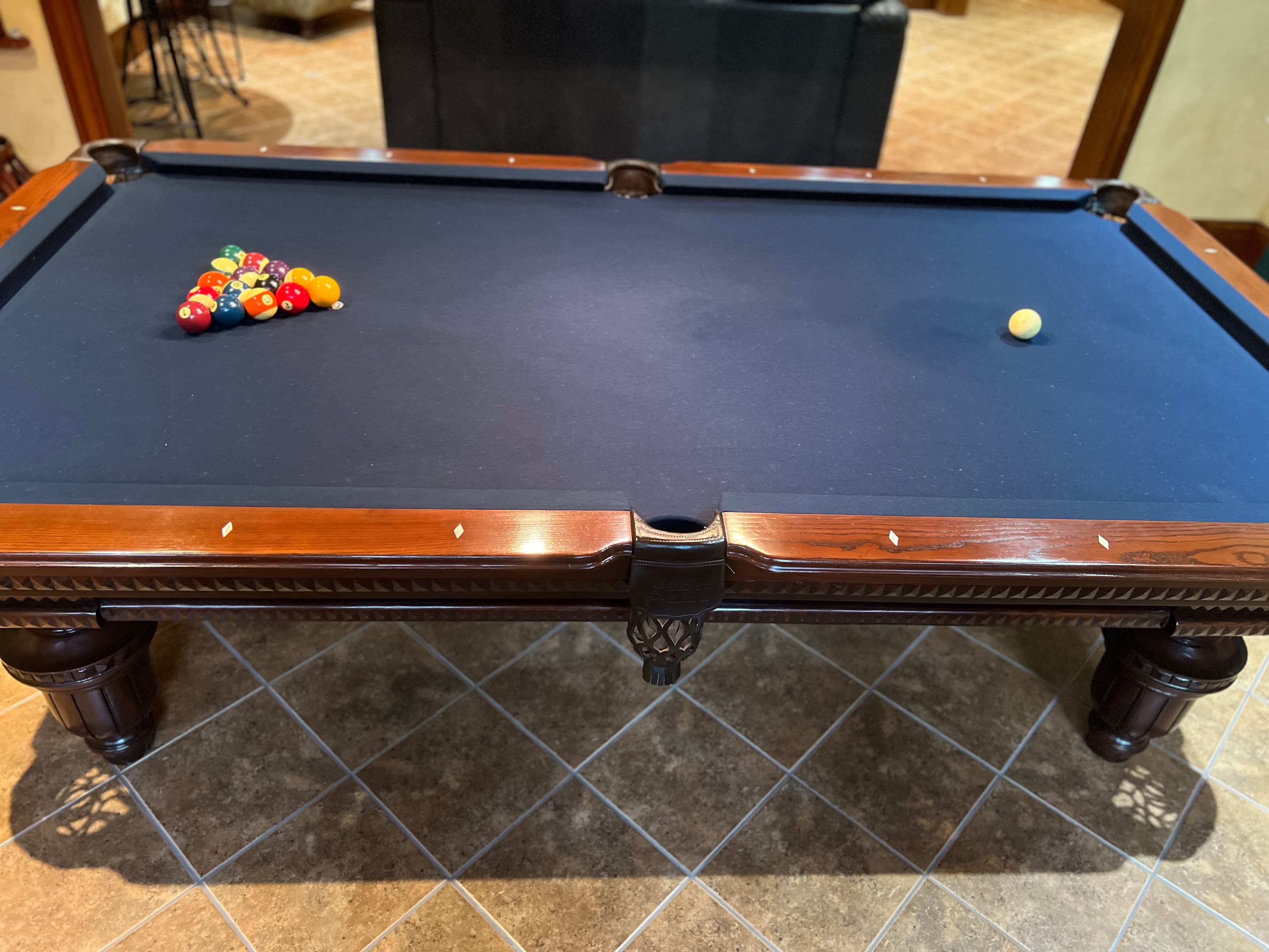 (SOLD) Used Pro 8' Connelly Santa Rosa pool table – coolpooltables.com