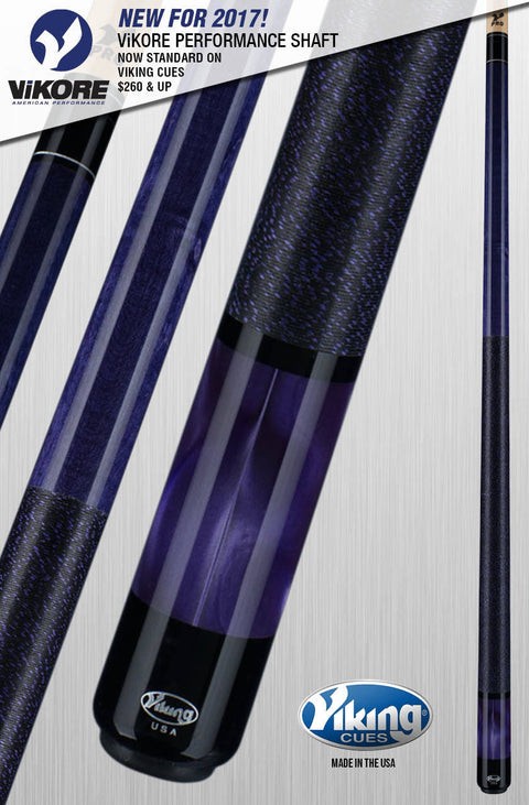 Viking A287 58 in. Billiards Pool Cue Stick + Free Soft Case Included