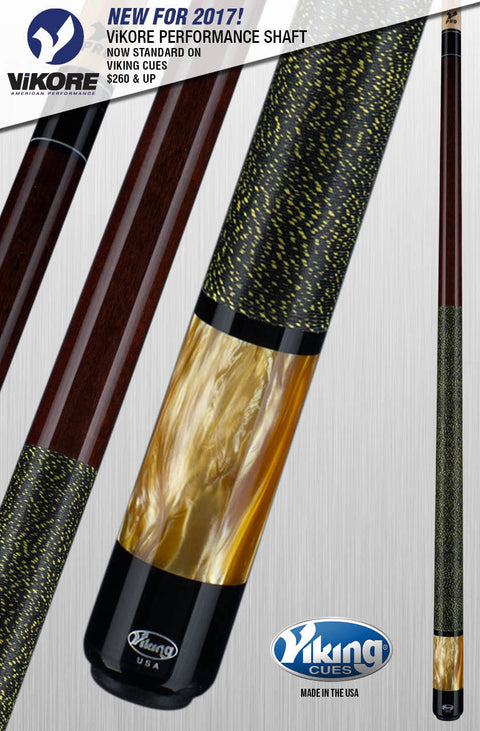 Viking A289 58 in. Billiards Pool Cue Stick + Free Soft Case Included