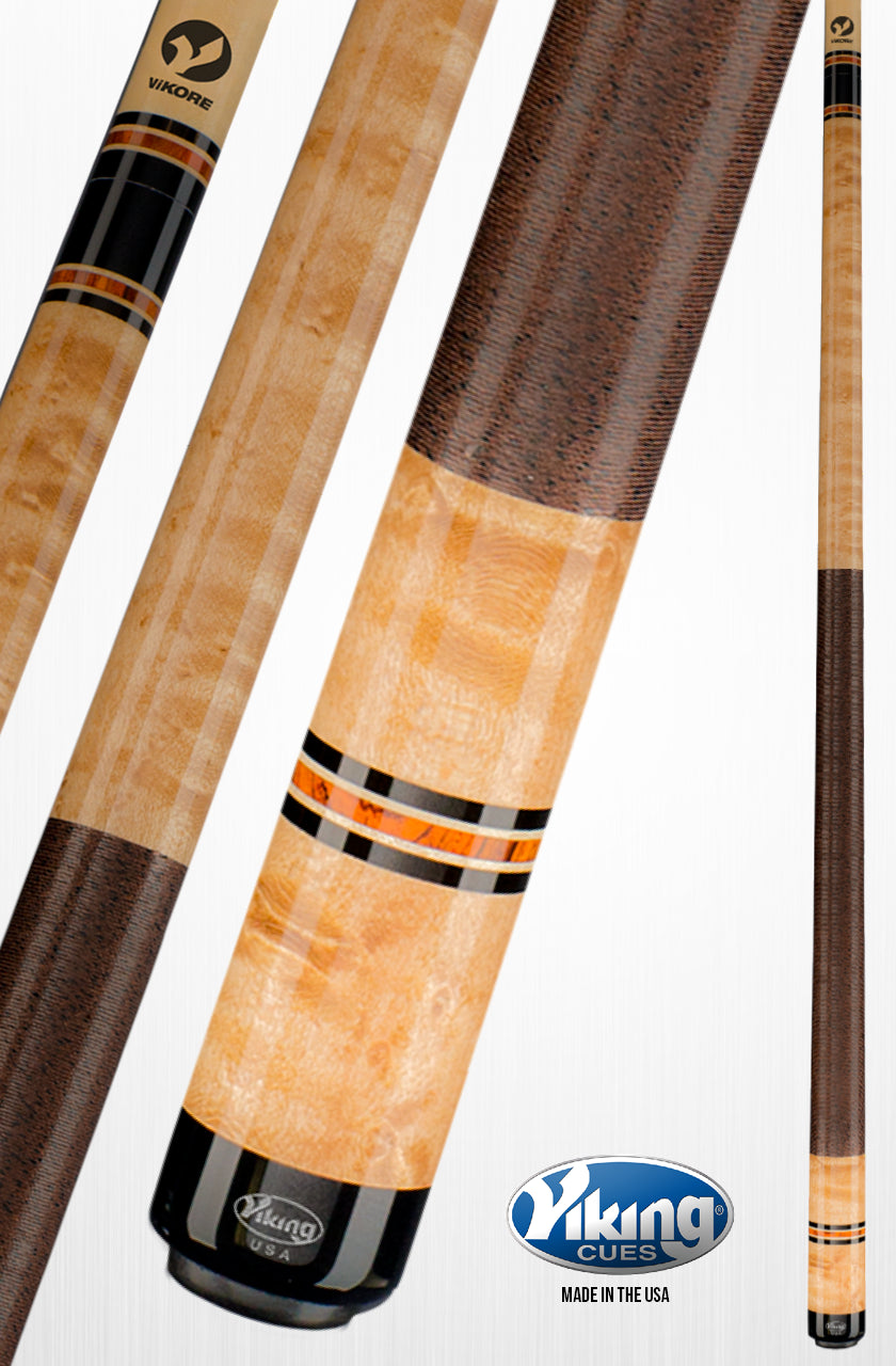 Viking A326 58 in. Billiards Pool Cue Stick + Free Soft Case Included