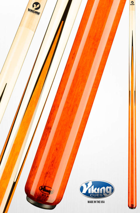 Viking A358 58 in. Billiards Pool Cue Stick + Free Soft Case Included