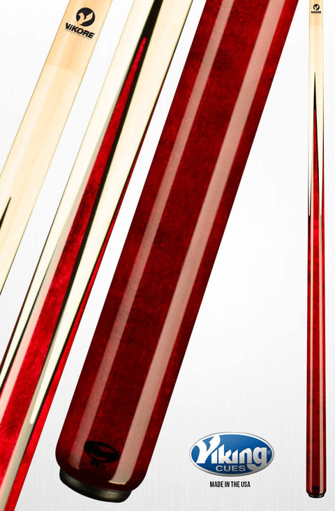 Viking A362 58 in. Billiards Pool Cue Stick + Free Soft Case Included