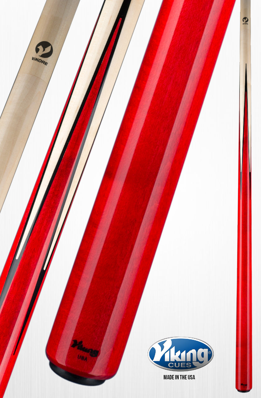 Viking A365 58 in. Billiards Pool Cue Stick + Free Soft Case Included