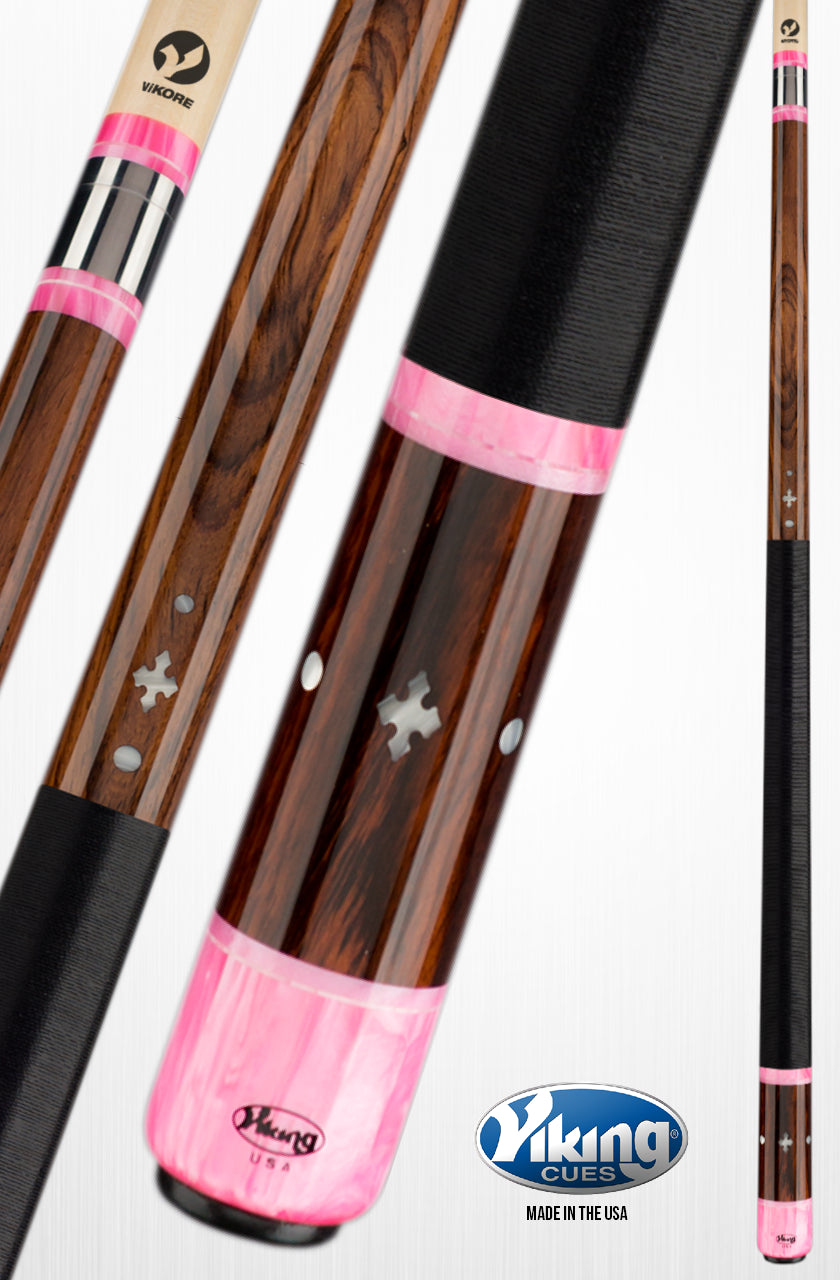 Viking A457 58 in. Billiards Pool Cue Stick + Free Soft Case Included