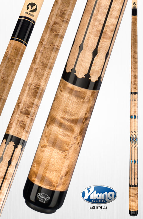 Viking A581 58 in. Billiards Pool Cue Stick + Free Soft Case Included