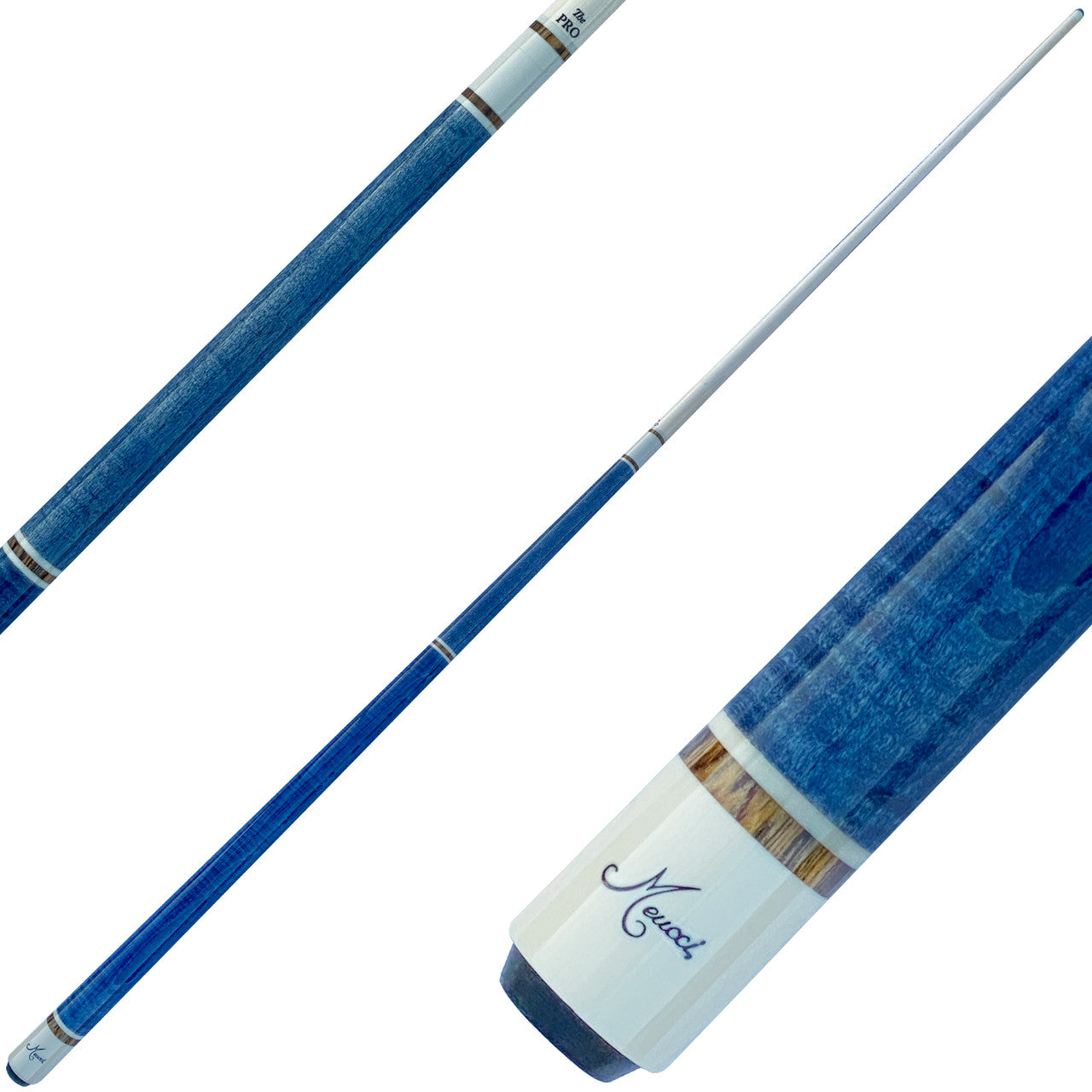 Meucci ANW1-BLUE Two-Piece Low Deflection Pool Cue