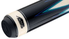 Predator LE True Splice 16 Pool Cue Butt - Ebony with Blue/Teal Points - Leather Wrap
