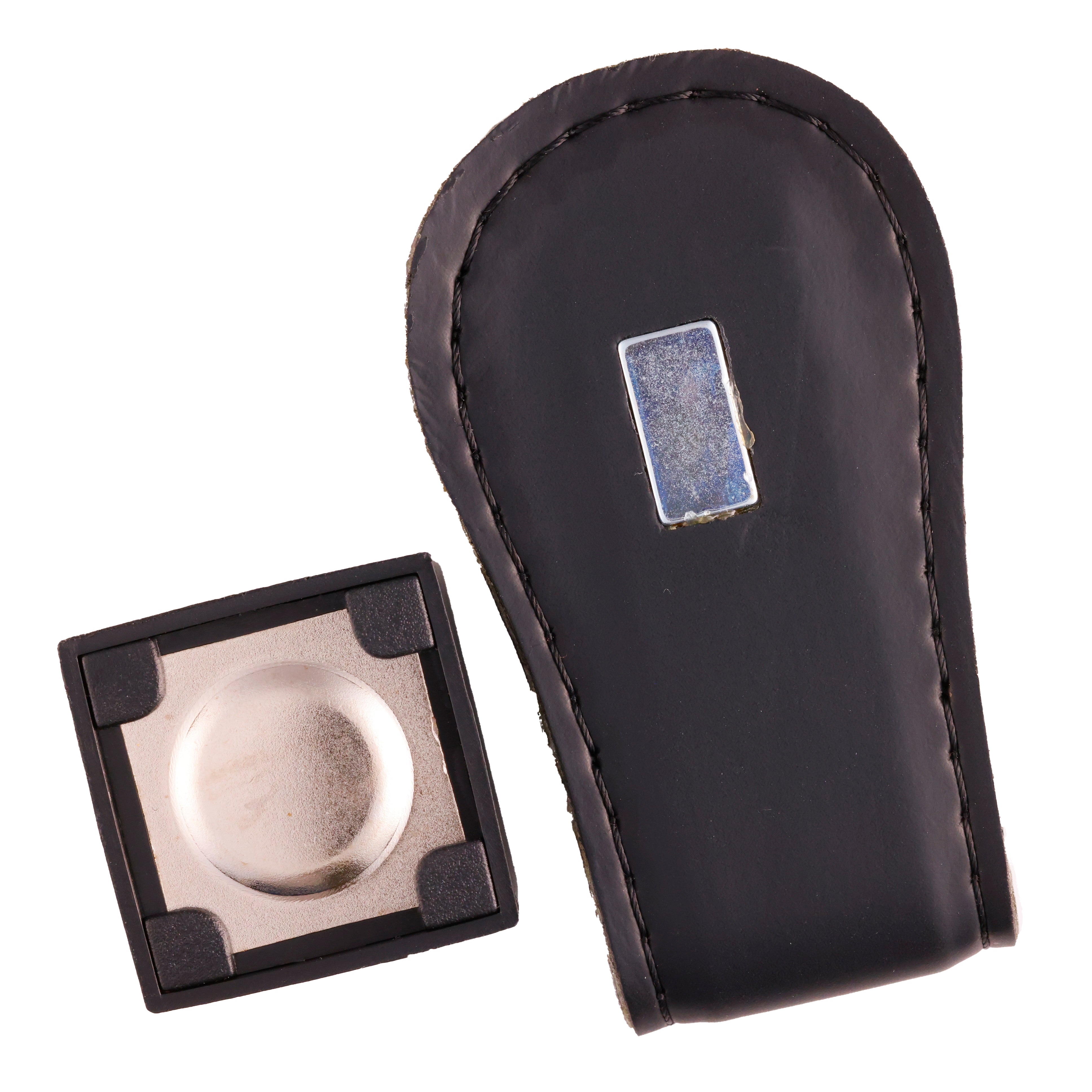 Magnetic Leather Chalk Holder w/ Belt Clip