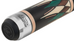Predator Virtuoso Ebony/Green Pool Cue w/ Revo shaft