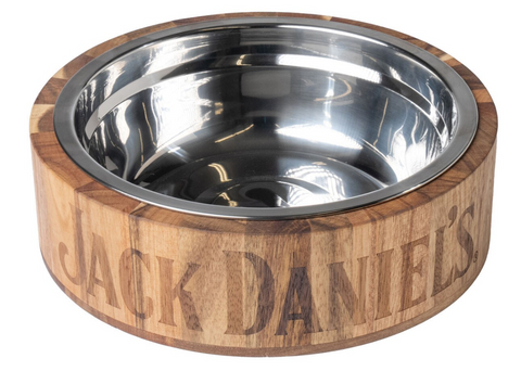 Jack Daniel’s Pet Bowl for Dogs & Cats - Non-Slip, Easy Clean - JD-30600