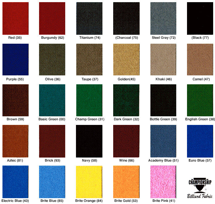 10' Championship Invitational Felt - Wine