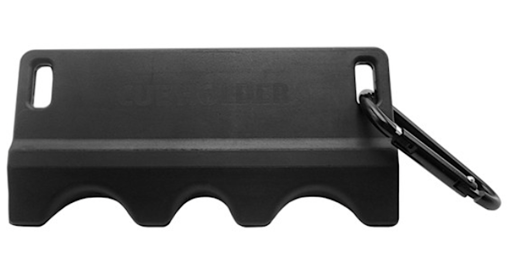Koda Lightweight Cue Holder w/ Carabiner (3 Cue, Black)