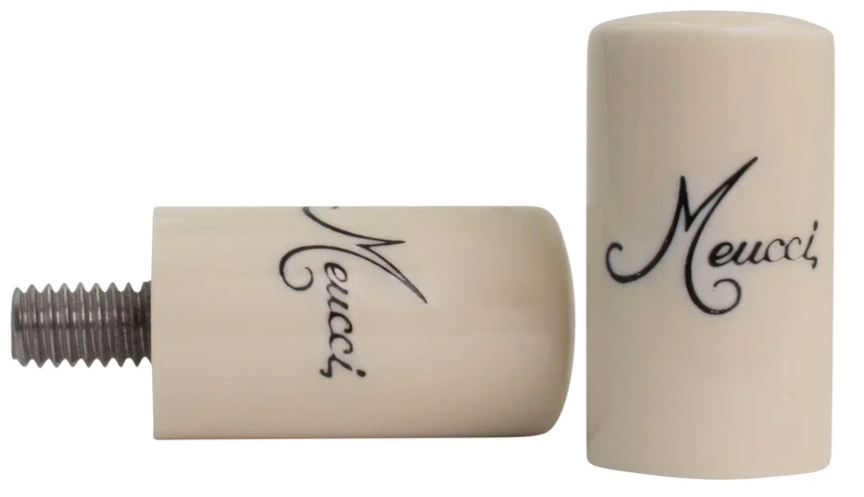 Meucci Logo Joint Protector Set (White, 5/16 x 18)