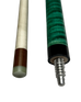 Meucci Pogo Three-Piece Jumping Billiards Pool Cue Stick (Green)