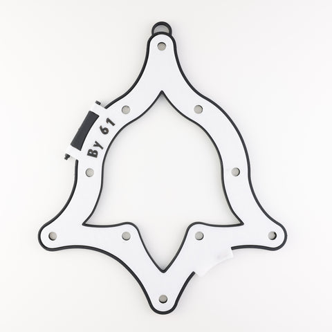 Table Rack Template Carrier Taom Style White / Black