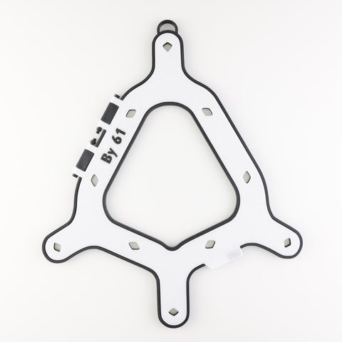 Table Rack Template Carrier Turtle Rack 2 White / Black