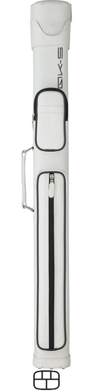 QK-S 2x3 White QKS04 Artillery Pool Cue Case