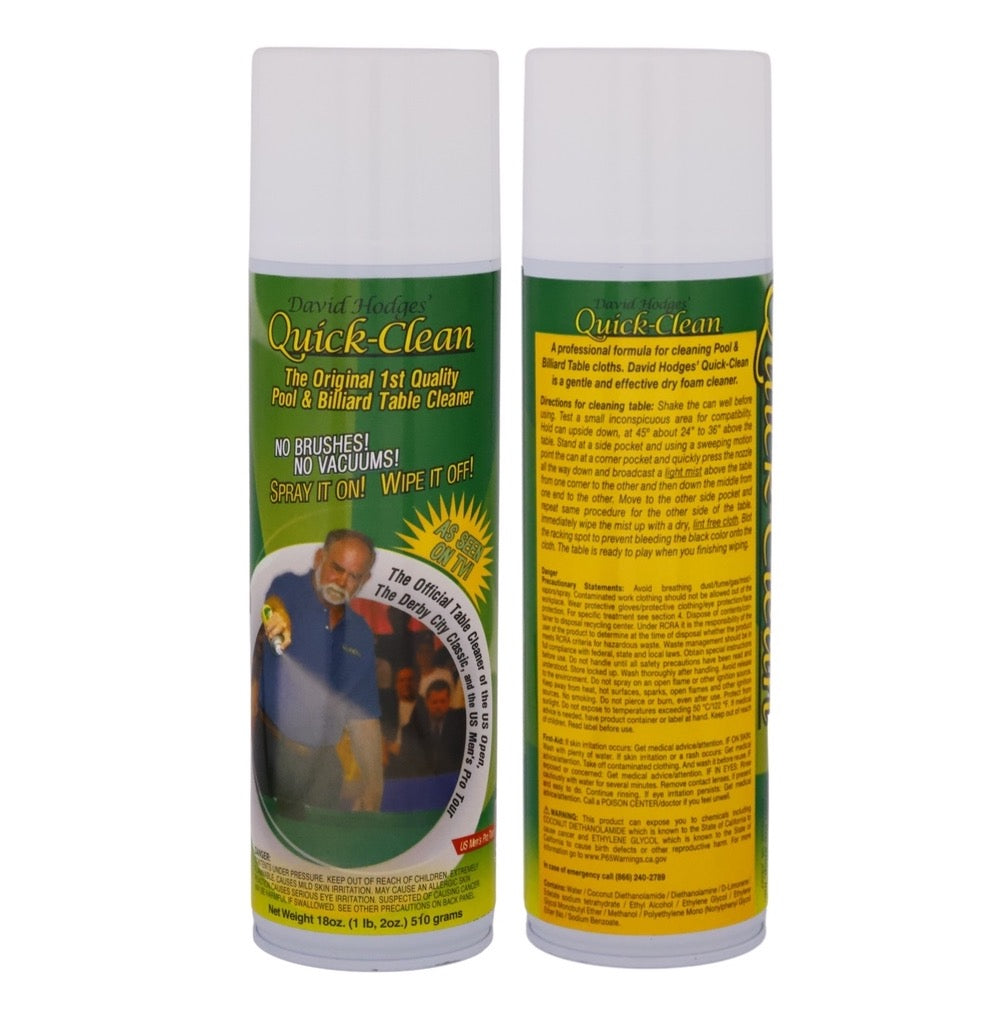 Quick Clean Pool Table Felt Cleaner – coolpooltables.com