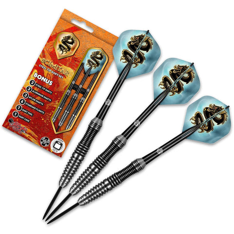 Scimitar Stainless Steel Tip Dart Set 22gm