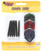 Shot! Darts Combo Pack (3 sets of flights, 2 sets of shafts)