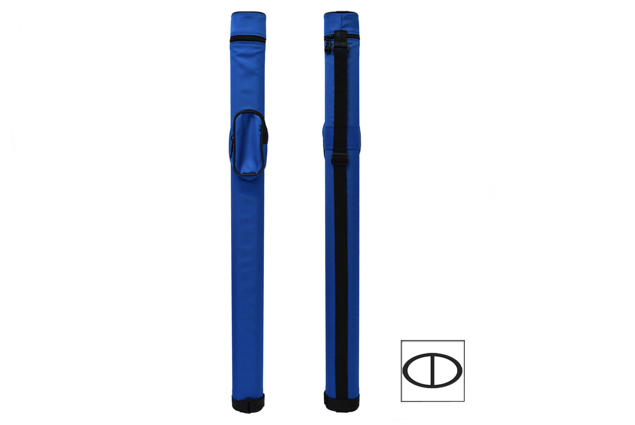 Delta Cue 033-001E-BL 1Bx1S Blue Billiards Pool Cue Stick Case - coolpooltables.com