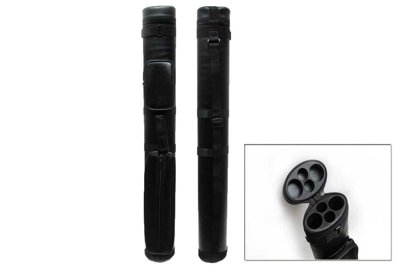 Delta Cue 033-00B 2Bx2S Black Billiards Pool Cue Stick Case - coolpooltables.com
