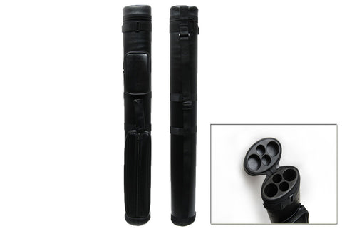 Delta Cue 033-00B 2Bx2S Black Billiards Pool Cue Stick Case