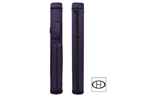 Delta Cue 033-004E-PR 2Bx2S Purple Billiards Pool Cue Stick Case - coolpooltables.com