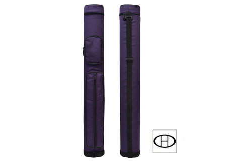 Delta Cue 033-004E-PR 2Bx2S Purple Billiards Pool Cue Stick Case