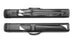Delta Cue 2Bx2S Black With White Accents Pool Cue Case