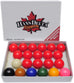 Delta Professional Snooker Billiard Balls Set, 2 1/16-Inch, Complete 22 Ball Set