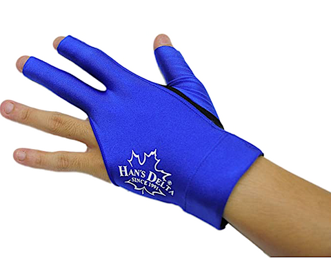Delta Billiard Glove-061-012-BL- Left Hand, Blue