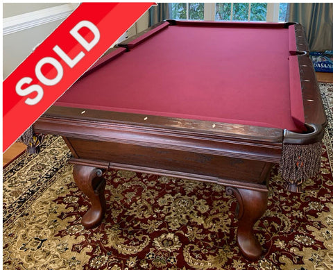 (SOLD) Used 8' Olhausen Pool Table