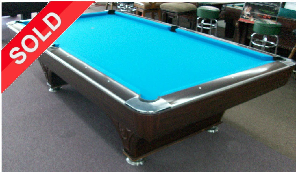 (SOLD) Used 9' Hollywood Pool Table with Silent Ball Return