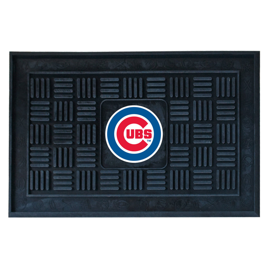 Chicago Cubs Medallion Door Mat