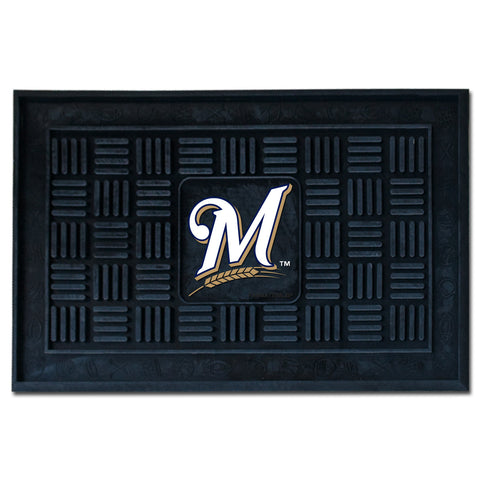 Milwaukee Brewers Medallion Door Mat